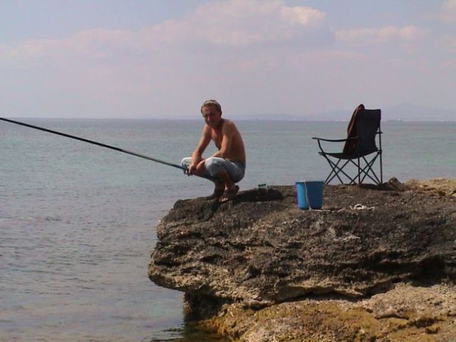 Letzter Versuch in Südzypern einen Fisch zu angeln